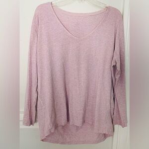 Lululemon Back in Action V Neck Long Sleeve